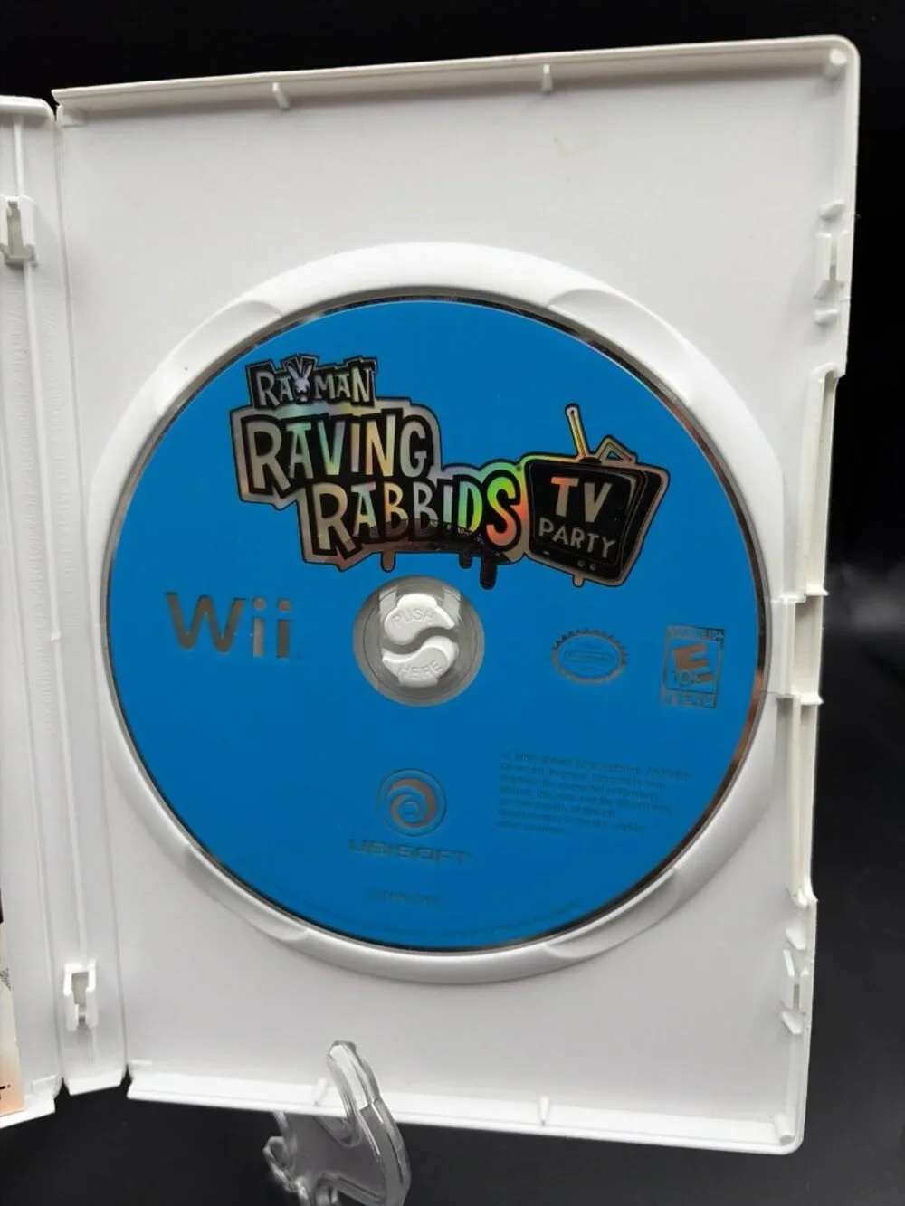 Rayman Raving Rabbids : TV Party CIB Nintendo Wii Complete w/ Manual Tested